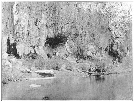 Inhabited Cave, the Home of a Tarahumare Belle.
